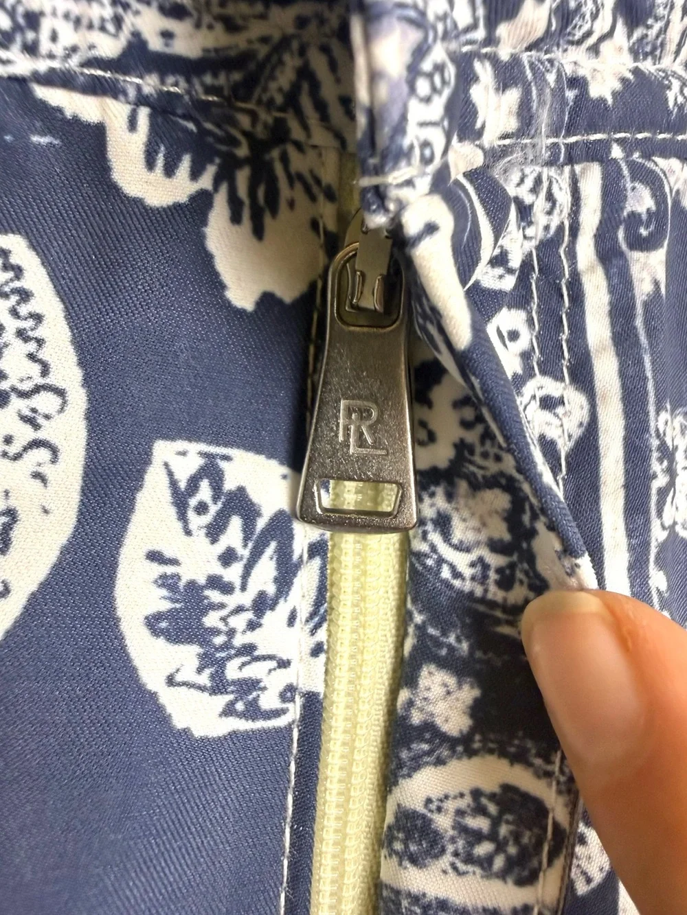 Ralph Lauren Purple Label Mayfair Swim Trunks Blue Bandana Paisley Patchwork L